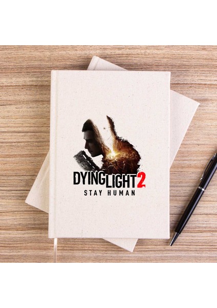 Dying Light Stay Human Çizgisiz Kanvas Defter Çizgisiz
