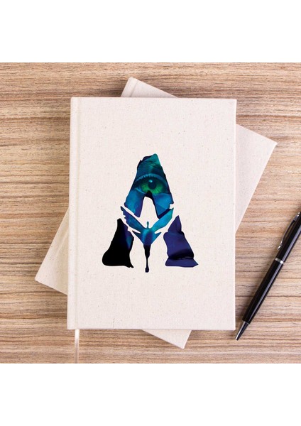 Avatar The Way Of Water Logo Çizgisiz Kanvas Defter Çizgisiz