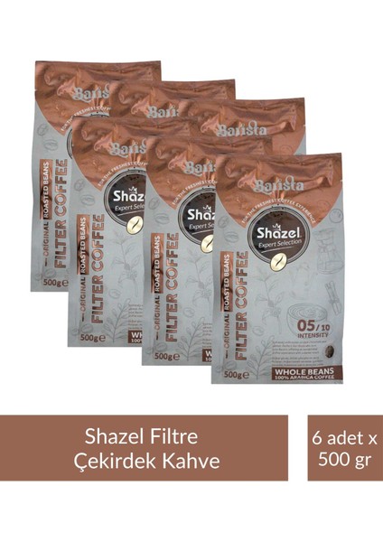 Çekirdek Filtre Kahve 500 gr x 6 Adet