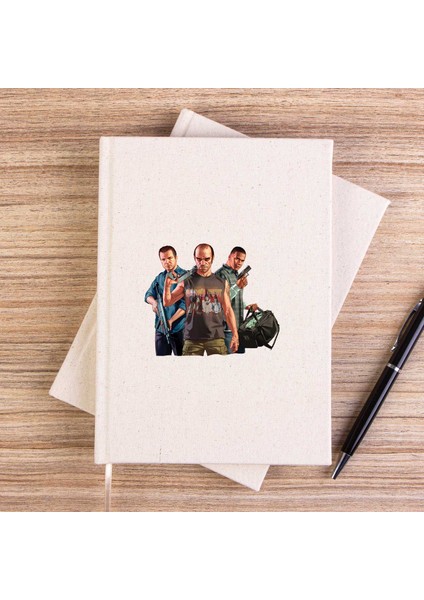 Gta Three Conspirator Çizgisiz Kanvas Defter Çizgisiz