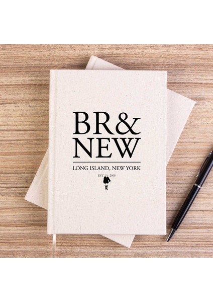 Brand New Long Island Çizgisiz Kanvas Defter Çizgisiz