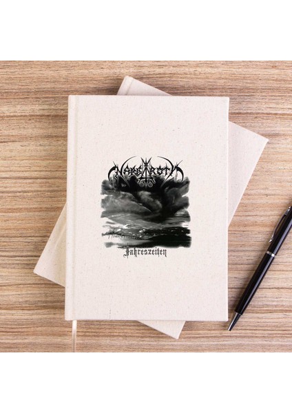 Nargaroth Jahreszeiten Çizgisiz Kanvas Defter Çizgisiz
