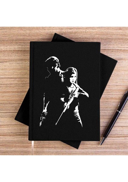The Last Of Us Team Siyah Kanvas Defter Çizgisiz