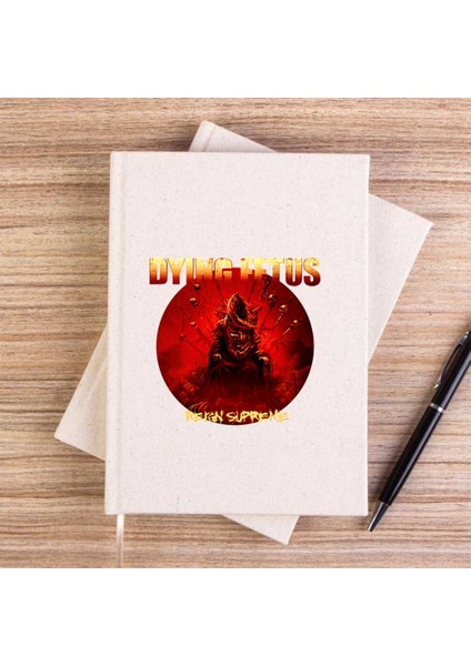 Dying Fetus Reign Supreme Çizgisiz Kanvas Defter Çizgisiz