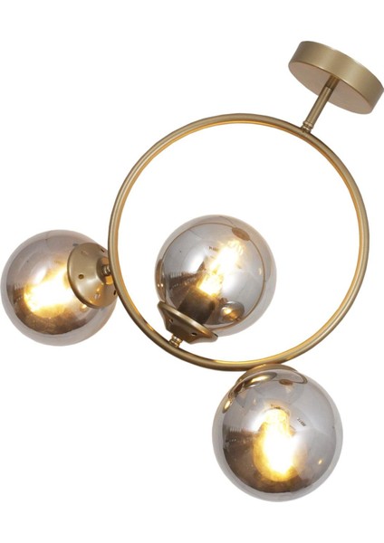 Evren 3 Lü Eskitme Avize Füme Camlı Yatak Odası Mutfak Salon Hol Koridor Avize fiyatları