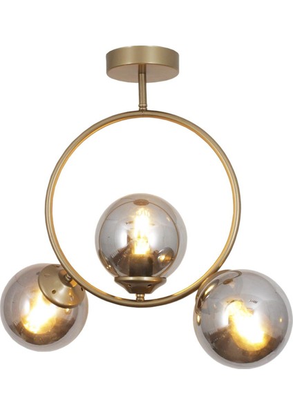 Evren 3 Lü Eskitme Avize Füme Camlı Yatak Odası Mutfak Salon Hol Koridor Avize fırsatları