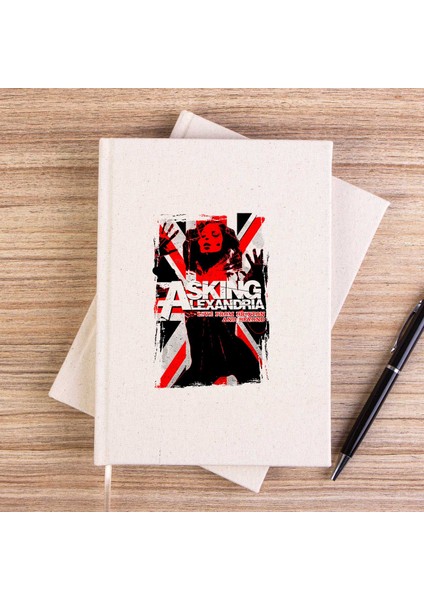 Asking Alexandria Live From Brixton And Beyond Çizgisiz Kanvas Defter Çizgisiz