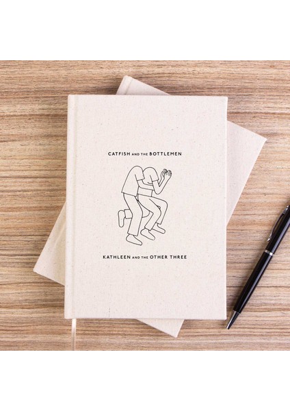 Catfish And The Bottlemen Kathleen And The Other Three Çizgisiz Kanvas Defter Çizgisiz