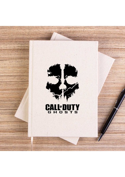 Call Of Black Ghosts Çizgisiz Kanvas Defter Çizgisiz