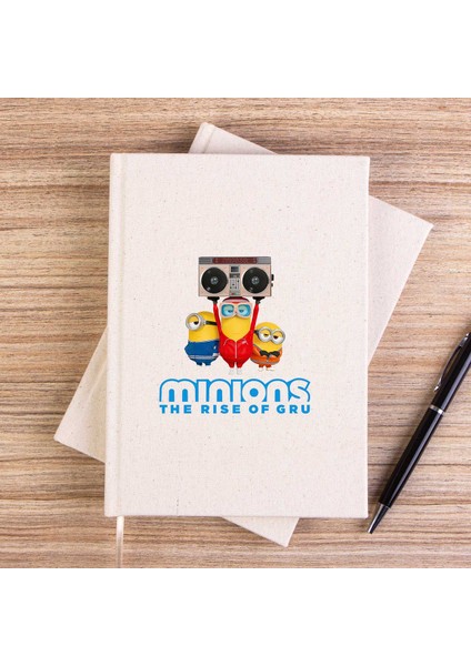 Minions The Rise Of Gru Çizgisiz Kanvas Defter Çizgisiz