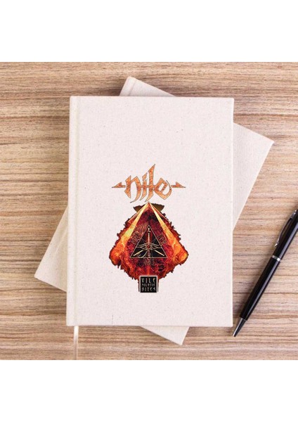 Nile Vile Nilotic Rites Çizgisiz Kanvas Defter Çizgisiz