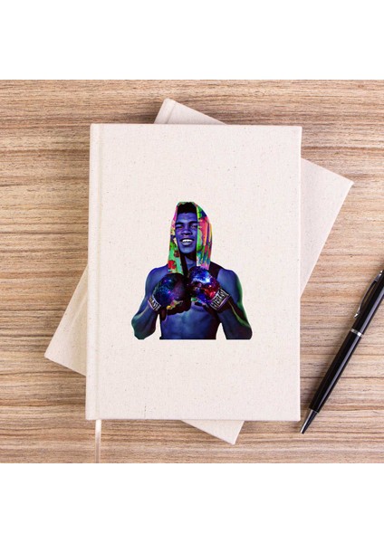 Muhammed Ali Color Çizgisiz Kanvas Defter Çizgisiz