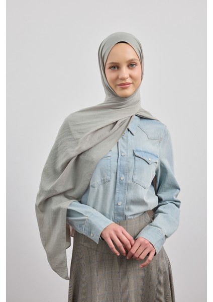 Organik Crash Şal Gri modelleri