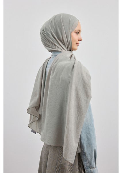 Organik Crash Şal Gri indirimleri