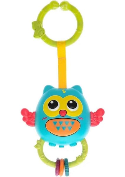 Müzikli ve Işıklı Çıngıraklı Baykuş Puset Oyuncağı