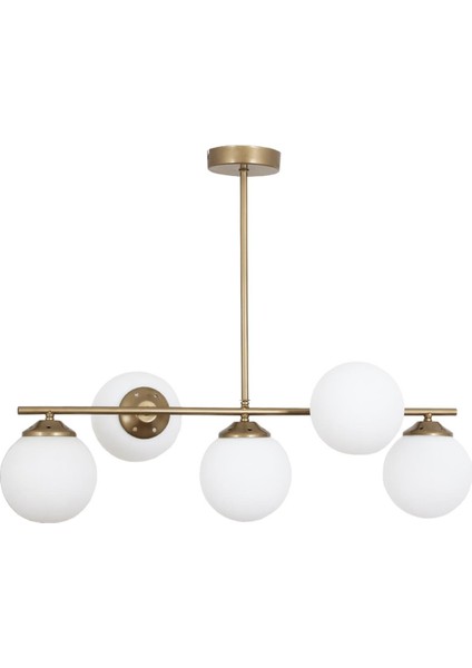 Modena 5 Li Eskitme Avize-Beyaz Camlı Dekoratif Tasarım Yatak Odası Mutfak Salon Avize fiyatları