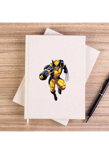 Wolverine Warrior Çizgisiz Kanvas Defter Çizgisiz