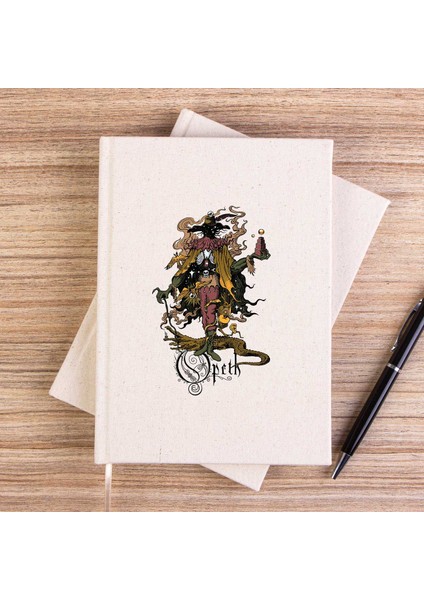Opeth Sketch Çizgisiz Kanvas Defter Çizgisiz