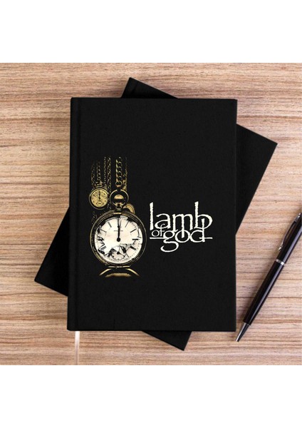 Lamb Of God Live In Richmond Siyah Kanvas Defter Çizgisiz