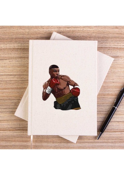 Mike Tyson Wbc Fight Çizgisiz Kanvas Defter Çizgisiz