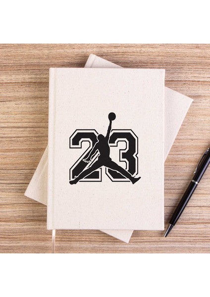Jordn Black 23 Çizgisiz Kanvas Defter Çizgisiz