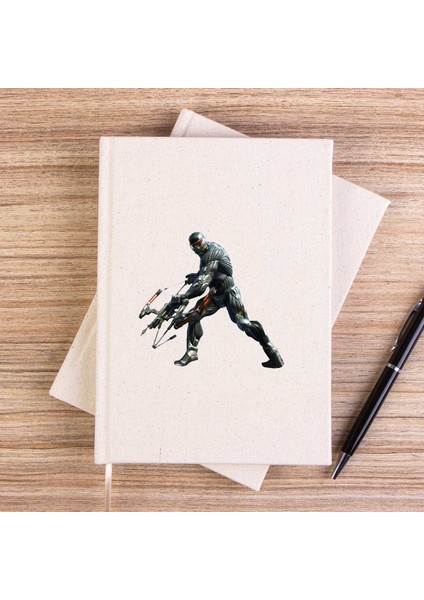 Crysis Warrior Çizgisiz Kanvas Defter Çizgisiz