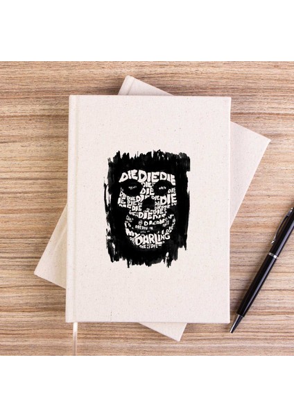 Misfits Die Die My Darling Çizgisiz Kanvas Defter Çizgisiz