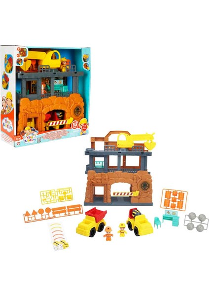 Sesli ve Işıklı Tiny Kiddom Inşaat Sahası Oyun Seti 33 Parça