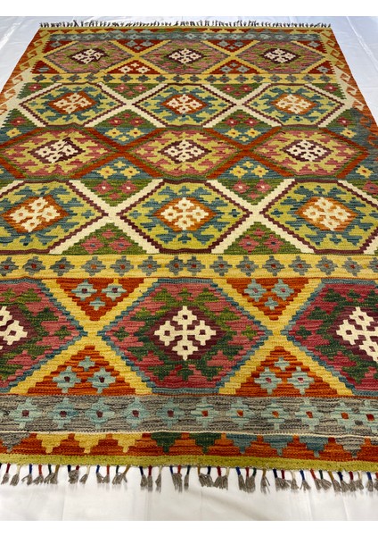 El Dokuma Afgan Kilim Yün Kök Boya modelleri