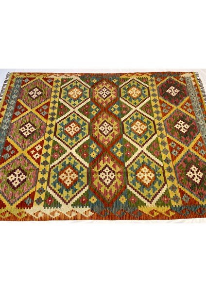 El Dokuma Afgan Kilim Yün Kök Boya fırsatları