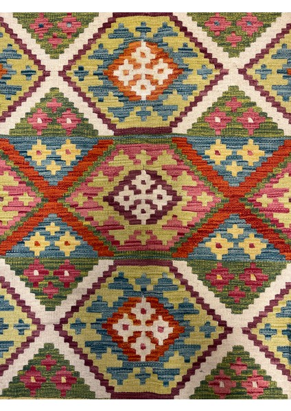 El Dokuma Afgan Kilim Yün Kök Boya indirimleri