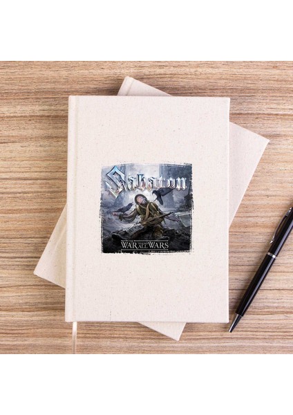 Sabaton The War To End All Wars Çizgisiz Kanvas Defter Çizgisiz