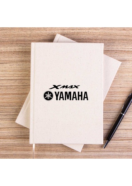 Yamha Xmax Text Çizgisiz Kanvas Defter Çizgisiz