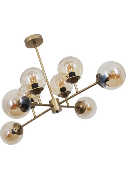 Nida 8 Li Eskitme Avize Bal Camlı Dekoratif Tasarım Yatak Odası Mutfak Salon Avize modelleri