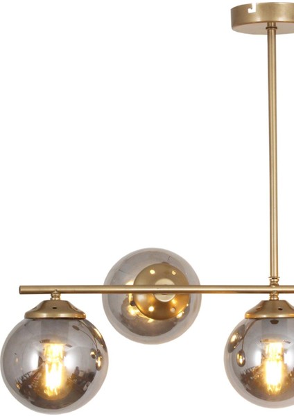 Modena 5 Li Eskitme Avize-Füme Camlı Dekoratif Tasarım Yatak Odası Mutfak Salon Avize fırsatları