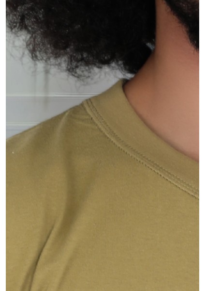 Erkek Slim Fit Sıfır Yaka Fanila T-Shirt modelleri