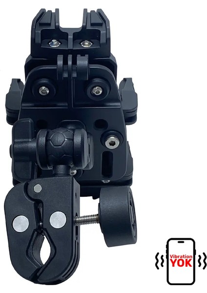 CT-M21 Telefon Tutucu Titreşim Önleyici Motosiklet Gidon Montajlı 8 Pençeli Siyah Su Geçirmez modelleri