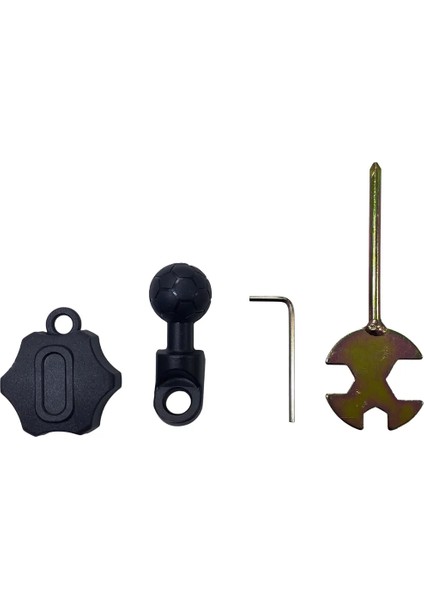 CT-M21 Telefon Tutucu Titreşim Önleyici Motosiklet Gidon Montajlı 8 Pençeli Siyah Su Geçirmez indirimleri