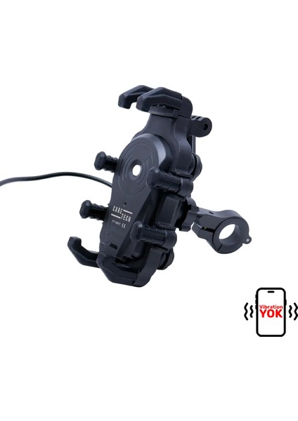 CT-M11 Telefon Tutucu Titreşim Önleyicili Motosiklet Gidon Ayna Montajlı Type-C Hızlı Şarj fiyatları