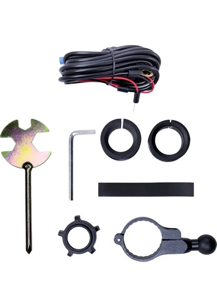 CT-M11 Telefon Tutucu Titreşim Önleyicili Motosiklet Gidon Ayna Montajlı Type-C Hızlı Şarj indirimleri