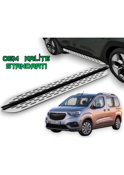 Opel Combo E ** Kısa Saşe ** 2019 2020 2021 2022 2023 2024 2025 2026 Araca Özel Yan Basamak