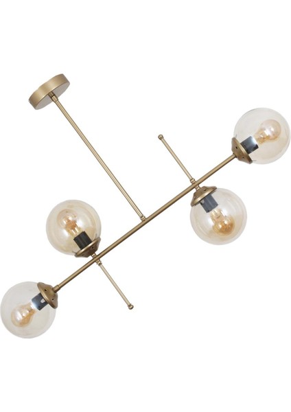 Darvin 4 Lü Eskitme Avize Bal Camlı Yatak Odası Mutfak Salon Avize fırsatları