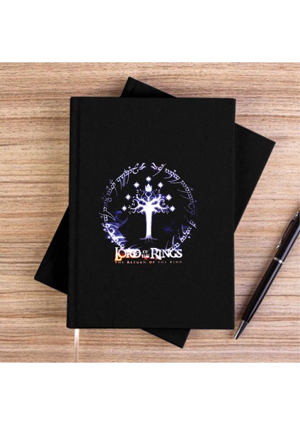 Lord Of The Tree 300 Siyah Kanvas Defter Çizgisiz