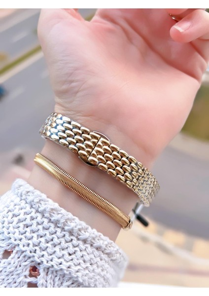 Oval Kasa Vintage Özel Seri 2 Yıl Garantili 3 Atm Kadın Kol Saati+Bileklik BD.14130.3 modelleri