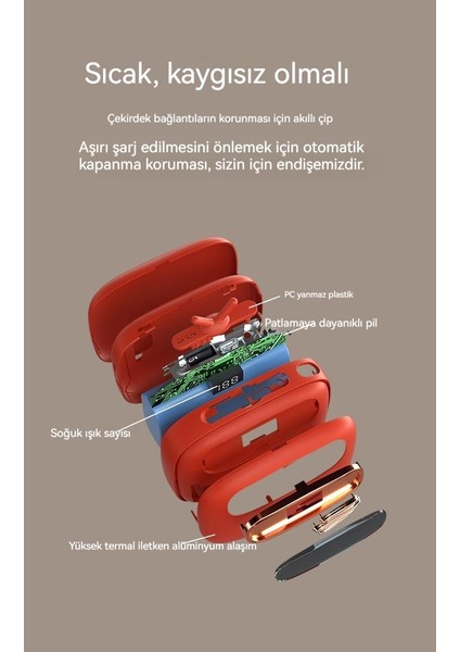 Dijital Ekran Geniş Ekran Isıtma Sıcak El USB Şarj El Isıtıcı El Isıtıcı Hazine (3000MA) Tianzerun (Yurt Dışından) fiyatları