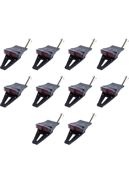 10X Motosiklet LED Arka Fren Plaka Lambası (Yurt Dışından)