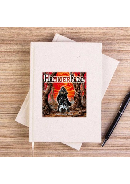 Hammerfall Glory To The Brave Çizgisiz Kanvas Defter Çizgisiz