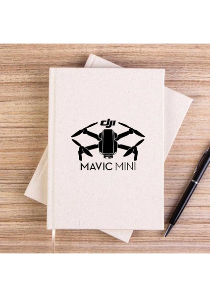 Dj Mavic Mini Krem Çizgisiz Kanvas Defter Çizgisiz