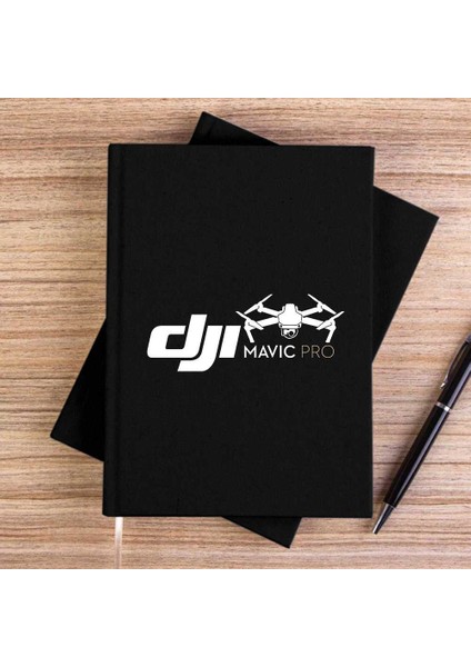 Dj Mavic Pro 2 Siyah Çizgisiz Kanvas Defter Çizgisiz