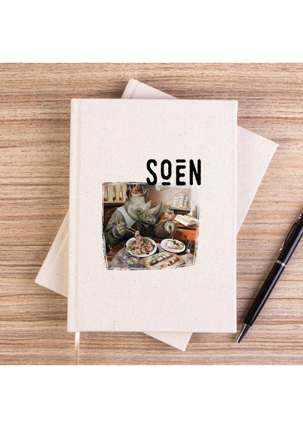 Soen Tellurian Çizgisiz Kanvas Defter Çizgisiz